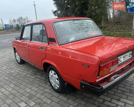 Красный ВАЗ 2107, объемом двигателя 1.45 л и пробегом 35 тыс. км за 1600 $, фото 5 на Automoto.ua