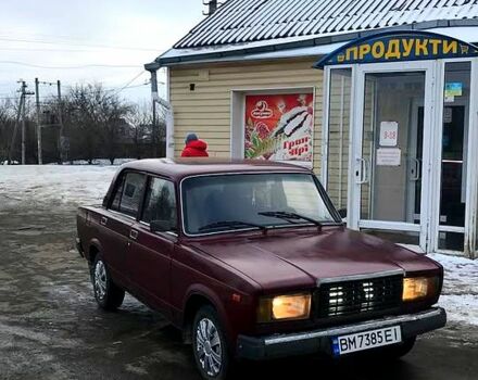 Красный ВАЗ 2107, объемом двигателя 15 л и пробегом 0 тыс. км за 840 $, фото 1 на Automoto.ua