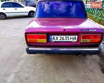 Красный ВАЗ 2107, объемом двигателя 1.5 л и пробегом 610 тыс. км за 600 $, фото 1 на Automoto.ua