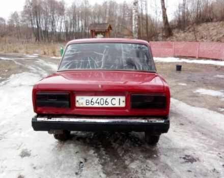 Красный ВАЗ 2107, объемом двигателя 0.16 л и пробегом 123 тыс. км за 627 $, фото 5 на Automoto.ua