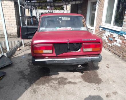 Красный ВАЗ 2107, объемом двигателя 1.5 л и пробегом 100 тыс. км за 700 $, фото 4 на Automoto.ua