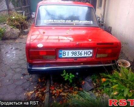 Красный ВАЗ 2107, объемом двигателя 1.5 л и пробегом 0 тыс. км за 850 $, фото 1 на Automoto.ua