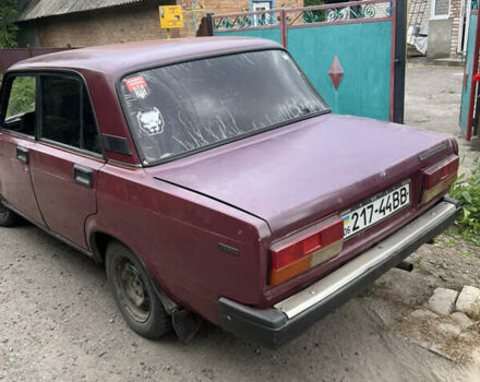Красный ВАЗ 2107, объемом двигателя 1.5 л и пробегом 100 тыс. км за 555 $, фото 3 на Automoto.ua
