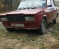 Красный ВАЗ 2107, объемом двигателя 1.3 л и пробегом 258 тыс. км за 999 $, фото 1 на Automoto.ua