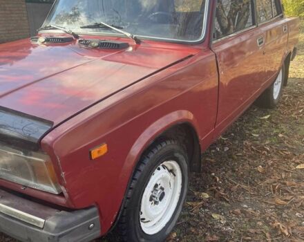 ВАЗ 2107 1995 в Покровском на Automoto.ua Красный ВАЗ 2107, объемом двигателя 3 л и пробегом 70 тыс. км за 668 $, фото 4 на Automoto.ua