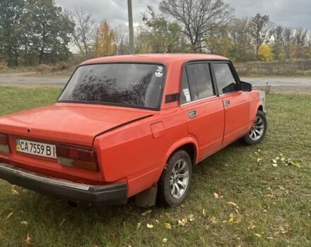 ВАЗ 2107 1995 в Смеле на Automoto.ua Красный ВАЗ 2107, объемом двигателя 1.5 л и пробегом 86 тыс. км за 750 $, фото 3 на Automoto.ua