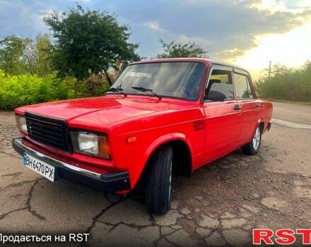 Красный ВАЗ 2107, объемом двигателя 1.5 л и пробегом 98 тыс. км за 2500 $, фото 1 на Automoto.ua