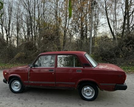 Красный ВАЗ 2107, объемом двигателя 1.5 л и пробегом 90 тыс. км за 450 $, фото 5 на Automoto.ua