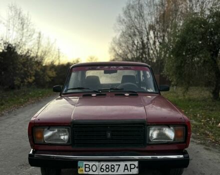 Красный ВАЗ 2107, объемом двигателя 1.5 л и пробегом 90 тыс. км за 450 $, фото 7 на Automoto.ua