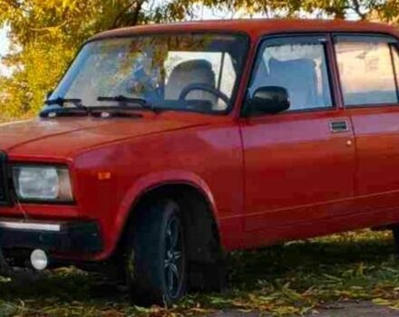 Красный ВАЗ 2107, объемом двигателя 1 л и пробегом 74 тыс. км за 1500 $, фото 1 на Automoto.ua