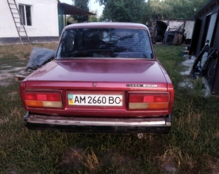 Красный ВАЗ 2107, объемом двигателя 1.5 л и пробегом 1 тыс. км за 600 $, фото 3 на Automoto.ua