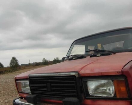 Красный ВАЗ 2107, объемом двигателя 1.5 л и пробегом 158 тыс. км за 615 $, фото 4 на Automoto.ua