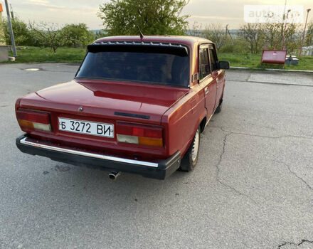 Красный ВАЗ 2107, объемом двигателя 1.5 л и пробегом 88 тыс. км за 1250 $, фото 4 на Automoto.ua