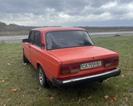 ВАЗ 2107 1995 в Смеле на Automoto.ua Красный ВАЗ 2107, объемом двигателя 1.5 л и пробегом 86 тыс. км за 750 $, фото 2 на Automoto.ua