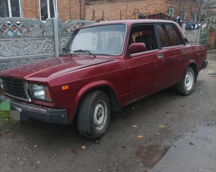 Червоний ВАЗ 2107, об'ємом двигуна 8 л та пробігом 155 тис. км за 738 $, фото 4 на Automoto.ua