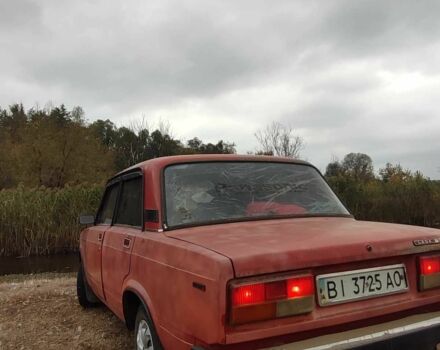 Красный ВАЗ 2107, объемом двигателя 1.5 л и пробегом 158 тыс. км за 615 $, фото 10 на Automoto.ua