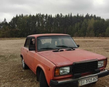 Красный ВАЗ 2107, объемом двигателя 1.5 л и пробегом 158 тыс. км за 615 $, фото 6 на Automoto.ua