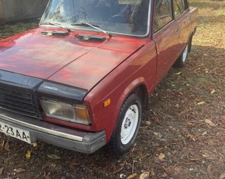 ВАЗ 2107 1995 в Покровском на Automoto.ua Красный ВАЗ 2107, объемом двигателя 3 л и пробегом 70 тыс. км за 668 $, фото 3 на Automoto.ua