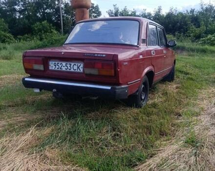 ВАЗ 2107 1995 в Полтаве на Automoto.ua Красный ВАЗ 2107, объемом двигателя 1.6 л и пробегом 8 тыс. км за 1150 $, фото 7 на Automoto.ua