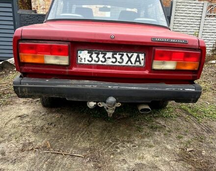 Красный ВАЗ 2107, объемом двигателя 1.5 л и пробегом 0 тыс. км за 500 $, фото 4 на Automoto.ua
