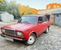 Красный ВАЗ 2107, объемом двигателя 5 л и пробегом 145 тыс. км за 516 $, фото 1 на Automoto.ua