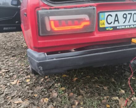 Красный ВАЗ 2107, объемом двигателя 1.5 л и пробегом 62 тыс. км за 550 $, фото 1 на Automoto.ua