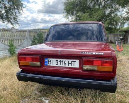 Красный ВАЗ 2107, объемом двигателя 1.5 л и пробегом 98 тыс. км за 1300 $, фото 3 на Automoto.ua