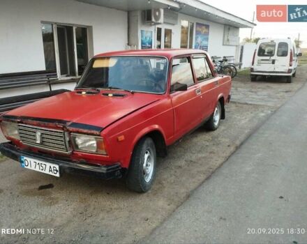 Красный ВАЗ 2107, объемом двигателя 1.5 л и пробегом 100 тыс. км за 600 $, фото 2 на Automoto.ua