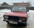 Красный ВАЗ 2107, объемом двигателя 1.6 л и пробегом 100 тыс. км за 600 $, фото 1 на Automoto.ua