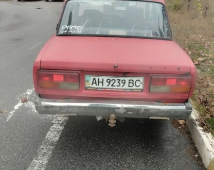 Красный ВАЗ 2107, объемом двигателя 1.5 л и пробегом 200 тыс. км за 592 $, фото 2 на Automoto.ua