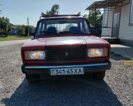 Красный ВАЗ 2107, объемом двигателя 3 л и пробегом 12 тыс. км за 650 $, фото 3 на Automoto.ua