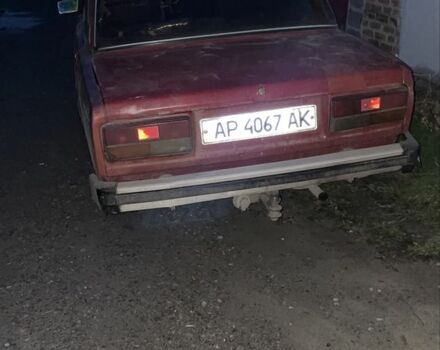 Красный ВАЗ 2107, объемом двигателя 1.3 л и пробегом 66 тыс. км за 3808 $, фото 2 на Automoto.ua