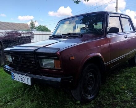 ВАЗ 2107 1996 в Полтаве на Automoto.ua Красный ВАЗ 2107, объемом двигателя 1.5 л и пробегом 460 тыс. км за 1080 $, фото 6 на Automoto.ua