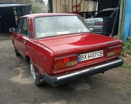 ВАЗ 2107 1996 в Белогорье на Automoto.ua Красный ВАЗ 2107, объемом двигателя 1.5 л и пробегом 140 тыс. км за 1200 $, фото 5 на Automoto.ua