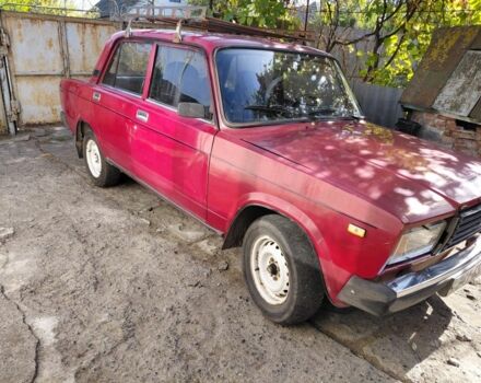Красный ВАЗ 2107, объемом двигателя 3 л и пробегом 12 тыс. км за 650 $, фото 4 на Automoto.ua