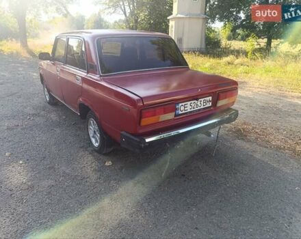 Красный ВАЗ 2107, объемом двигателя 1.6 л и пробегом 445 тыс. км за 1500 $, фото 6 на Automoto.ua