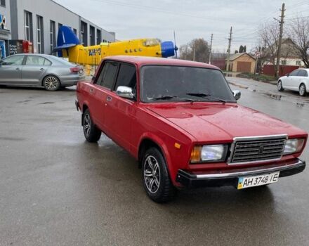 Красный ВАЗ 2107, объемом двигателя 1.5 л и пробегом 250 тыс. км за 1100 $, фото 1 на Automoto.ua