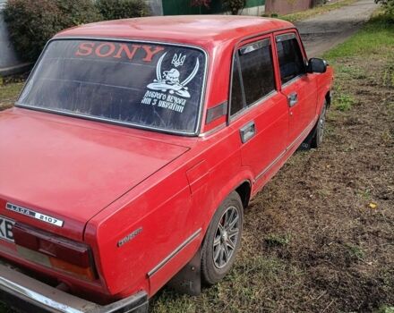 ВАЗ 2107 1996 в Черкассах на Automoto.ua Красный ВАЗ 2107, объемом двигателя 0 л и пробегом 2 тыс. км за 721 $, фото 2 на Automoto.ua