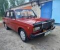 Красный ВАЗ 2107, объемом двигателя 1.5 л и пробегом 57 тыс. км за 2150 $, фото 1 на Automoto.ua