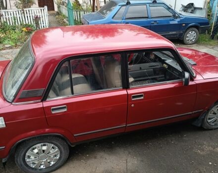 ВАЗ 2107 1996 в Белогорье на Automoto.ua Красный ВАЗ 2107, объемом двигателя 1.5 л и пробегом 140 тыс. км за 1200 $, фото 6 на Automoto.ua