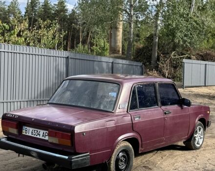 Красный ВАЗ 2107, объемом двигателя 1.5 л и пробегом 240 тыс. км за 385 $, фото 2 на Automoto.ua