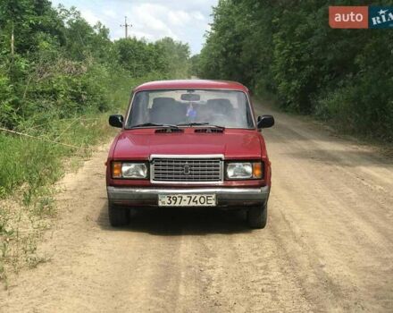 Красный ВАЗ 2107, объемом двигателя 1.6 л и пробегом 10 тыс. км за 480 $, фото 1 на Automoto.ua