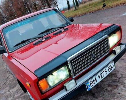 Красный ВАЗ 2107, объемом двигателя 1.5 л и пробегом 97 тыс. км за 1300 $, фото 6 на Automoto.ua