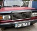 Красный ВАЗ 2107, объемом двигателя 1 л и пробегом 230 тыс. км за 701 $, фото 1 на Automoto.ua