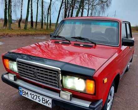 Красный ВАЗ 2107, объемом двигателя 1.5 л и пробегом 97 тыс. км за 1300 $, фото 2 на Automoto.ua