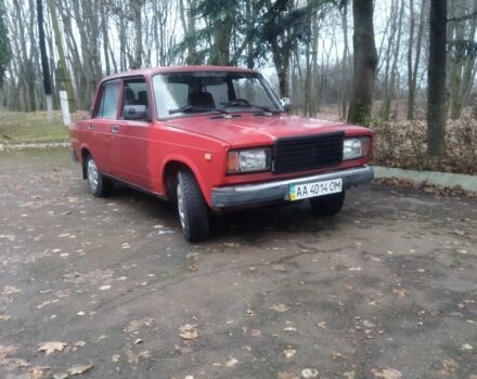 Красный ВАЗ 2107, объемом двигателя 1.6 л и пробегом 27 тыс. км за 1200 $, фото 1 на Automoto.ua