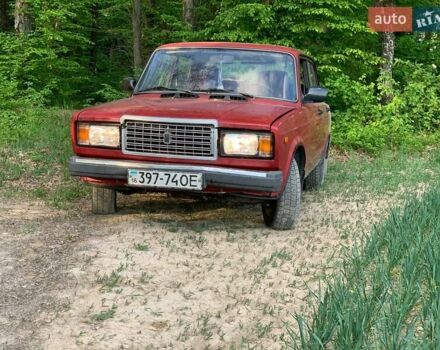Красный ВАЗ 2107, объемом двигателя 1.6 л и пробегом 10 тыс. км за 480 $, фото 7 на Automoto.ua