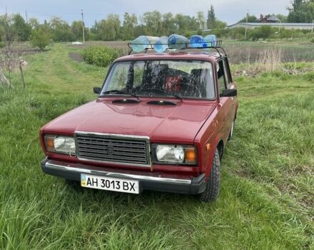 Красный ВАЗ 2107, объемом двигателя 1.5 л и пробегом 48 тыс. км за 1250 $, фото 3 на Automoto.ua