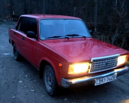 Червоний ВАЗ 2107, об'ємом двигуна 1.6 л та пробігом 310 тис. км за 360 $, фото 1 на Automoto.ua