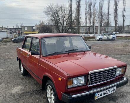 Красный ВАЗ 2107, объемом двигателя 1.5 л и пробегом 62 тыс. км за 899 $, фото 1 на Automoto.ua